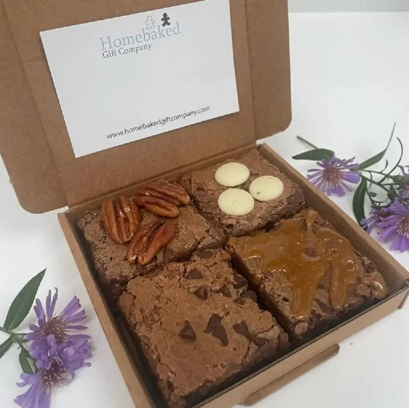four-brownies-mixed-flavours-letterbox-gift-gluten-free