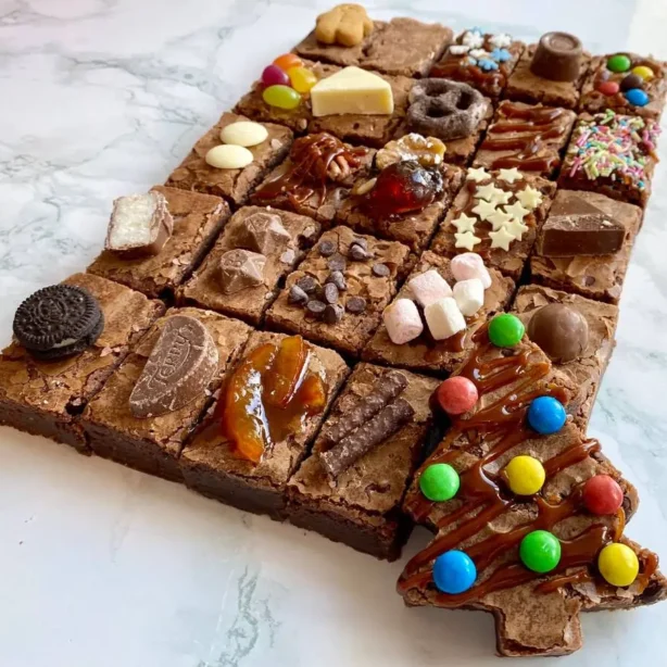 Christmas Brownie Advent Calendar