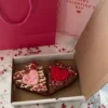 Valentines Sharing Brownie Hearts Gift Gluten Free